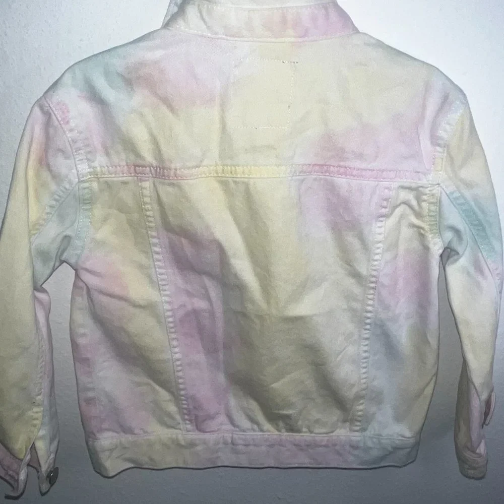 Island dewdrops kids pastel denim jacket size 5